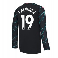 Manchester City Julian Alvarez #19 Replika Tredje Tröja 2023-24 Långärmad